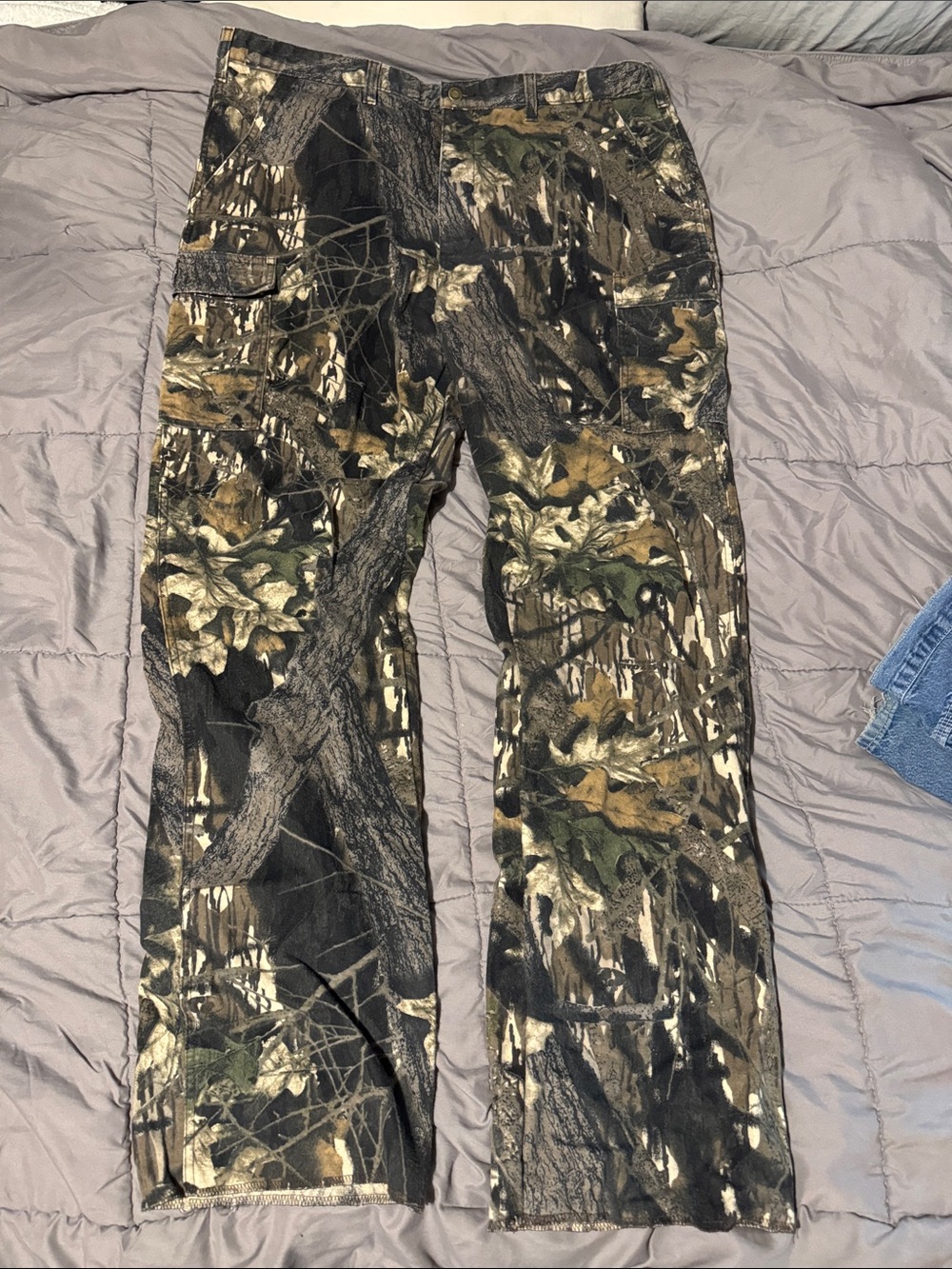 Cabela's Men's Cargo Pants Realtree Camo Brown Green Black